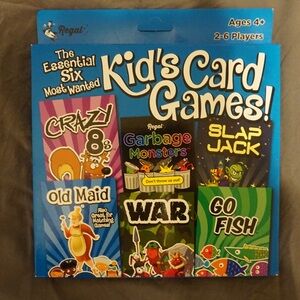 Regal Kid's Card Games Set. 6 different games